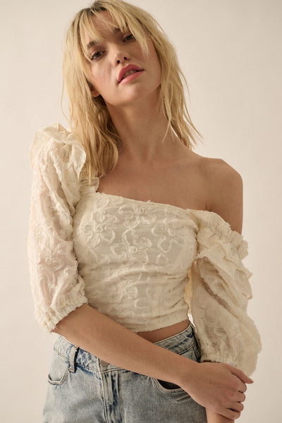 BLUSA CROP RUFFLED