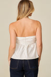 BLUSA STRAPLESS RUCHED