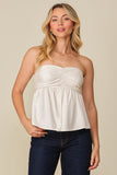 BLUSA STRAPLESS RUCHED