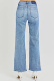 HIGH RISE-ANKLE STRAIGHT RELAXED JEANS