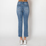 SLIM STRAIGHT JEANS