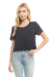 BLUSA TEE CROP FOLD