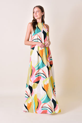 MAXI VESTIDO MULTICOLOR