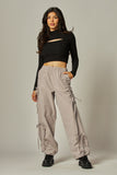 PANTALON ANCHO LACED