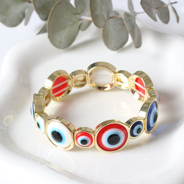 PULSERA OJO TURCO MULTICOLOR