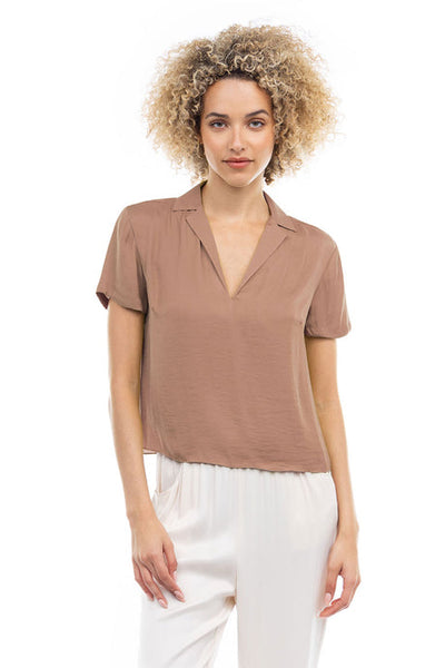 BLUSA SATINADA CUELLO