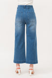 CROPPED WIDE LEG JEANS